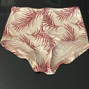 Vintage DeWeese Design high-waisted floral swimsuit bottoms